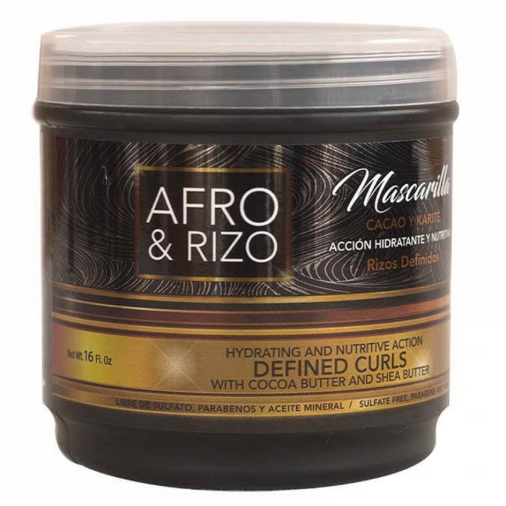 Afro & Rizo Mascarilla/Hårmaske 8 oz 