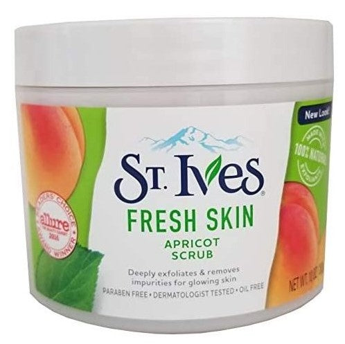 St. Ives fersk hud aprikosskrubb 10 oz