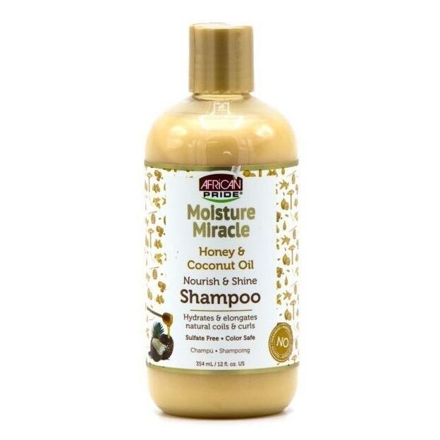 African Pride Moisture Miracle Honey & Coconut Oil Shampoo 384 ml 