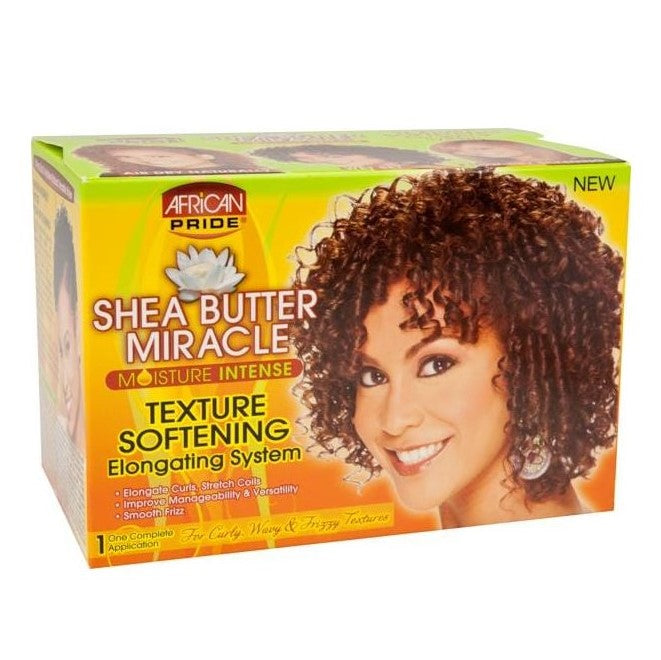 African Pride Shea Butter Miracle Texture Softing Kit 