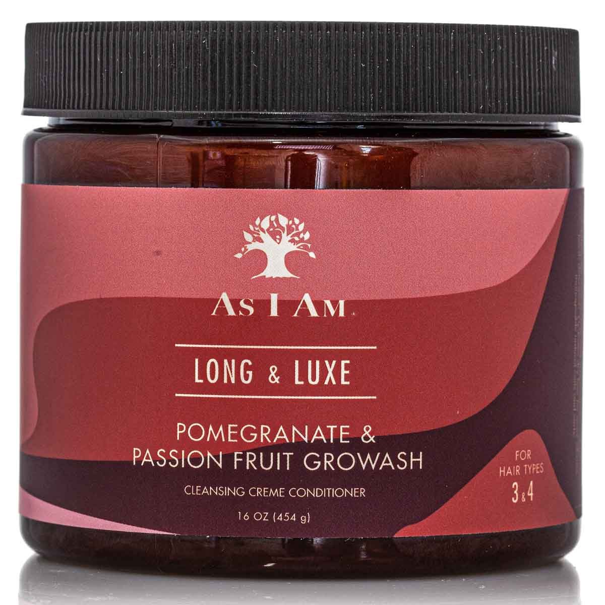 As I am Long & Luxe Growash Cleansing Cream Conditioner 454 gr 