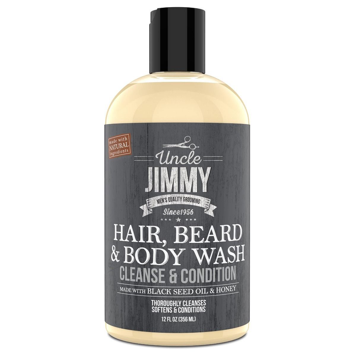 Onkel Jimmy Hair Beard & Body Wash 12oz / 356ml